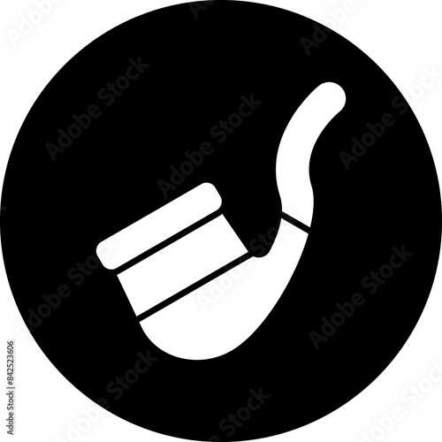 Vector Design Smoking Pipe Icon Style