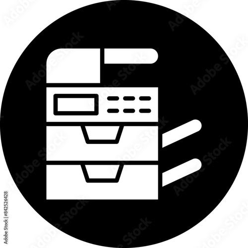Vector Design Photocopier Icon Style