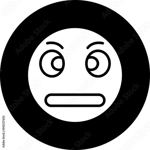 Vector Design Rolling Eyes Icon Style