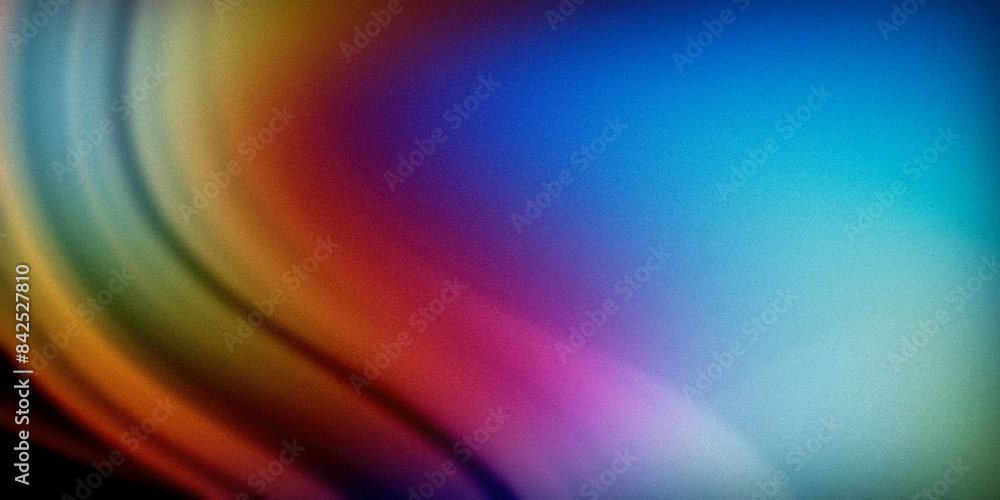 Obraz premium A dynamic gradient showcasing a vibrant fusion of blue, red, orange, and purple hues, evoking a sense of warmth and energy
