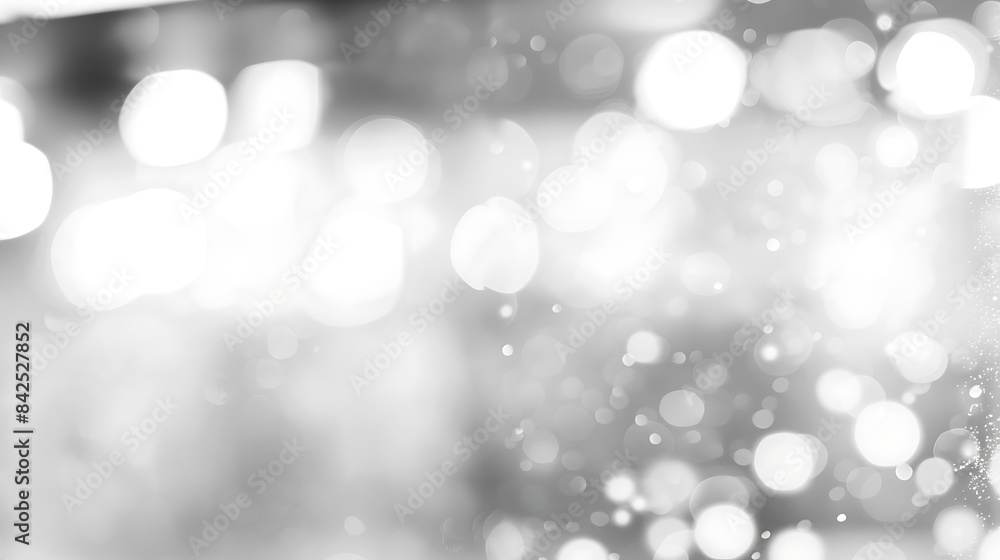 Obraz premium Grey glitter sparkle defocused rays lights bokeh