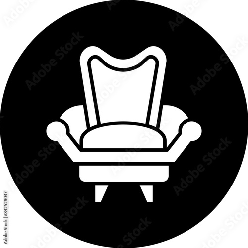 Vector Design Armchair Icon Style