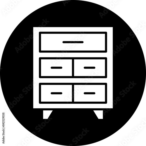 Vector Design Drawers Icon Style