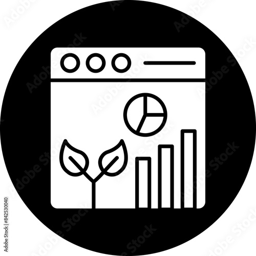 Vector Design Organic Reach Icon Style photo