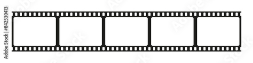 Film strip frame transparent background.