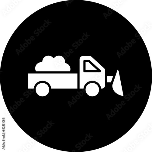 Vector Design Snowplow Icon Style