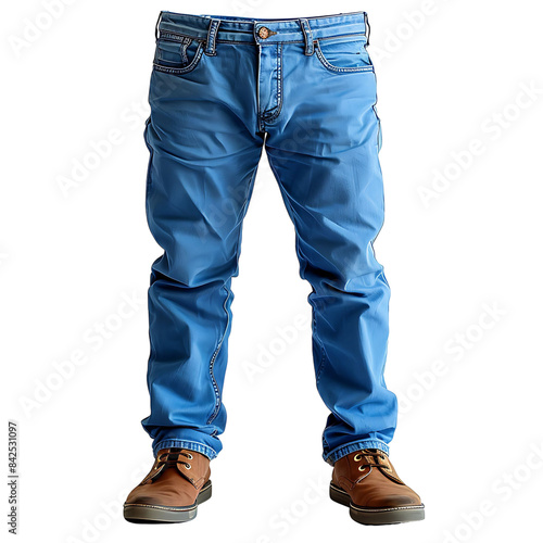 legs in jeans and shoes