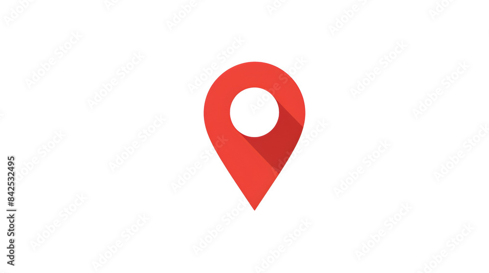 Fototapeta premium a red location pin