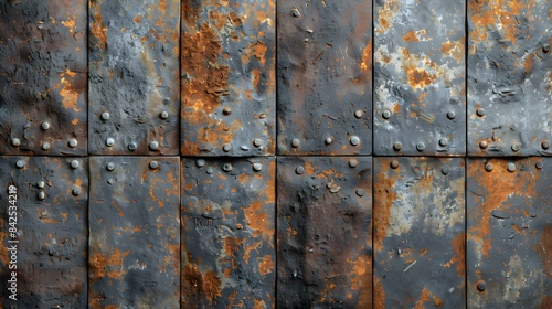 Background with fine grained metal corrosion texture © Yelena