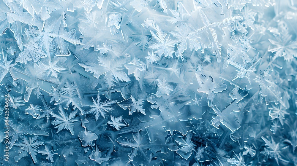 Obraz premium Blue crystals texture