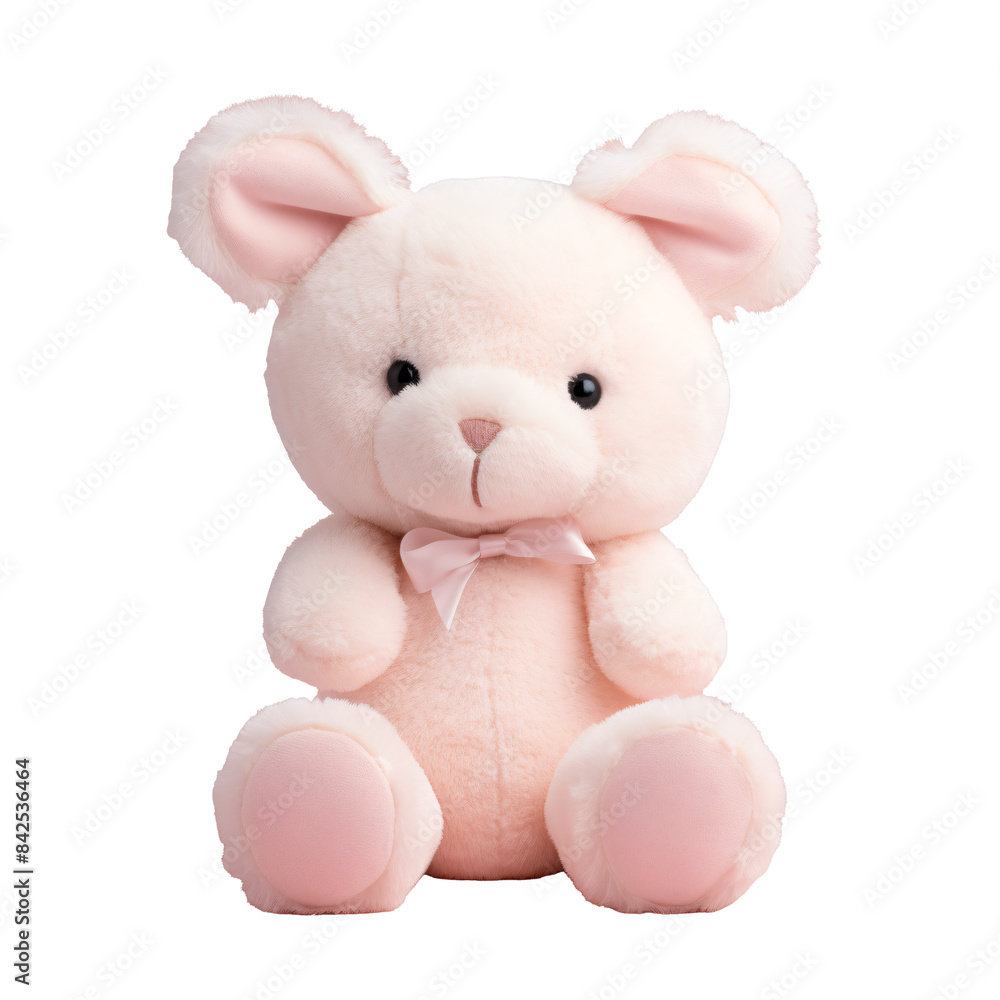 a stuffed animal on a pink background a stuffed animal on a pink background