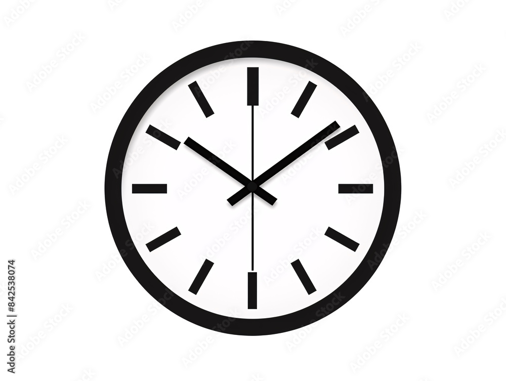 a black and white clock a black and white clock