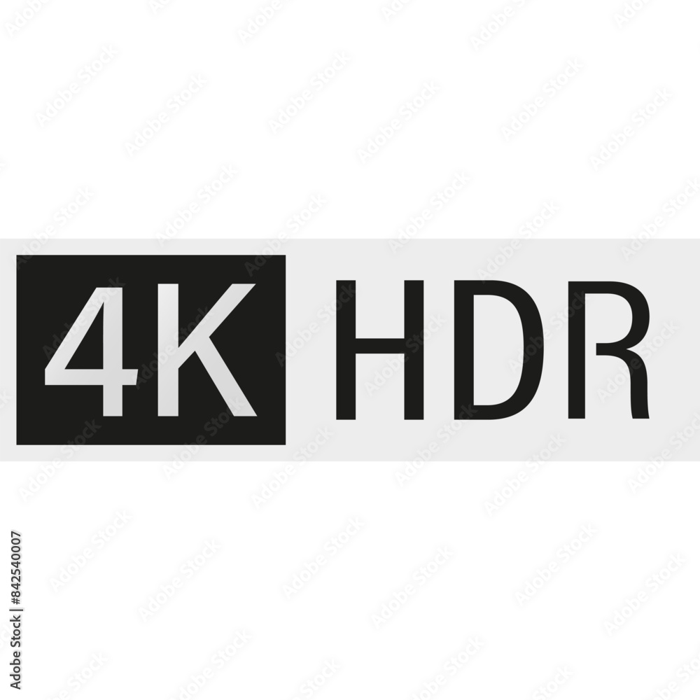 4K Ultra HD Resolution. 4K Ultra HD Label. High Technology Icon 4K Ultra HD Resolution. 4K Ultra HD Label. High Technology Icon