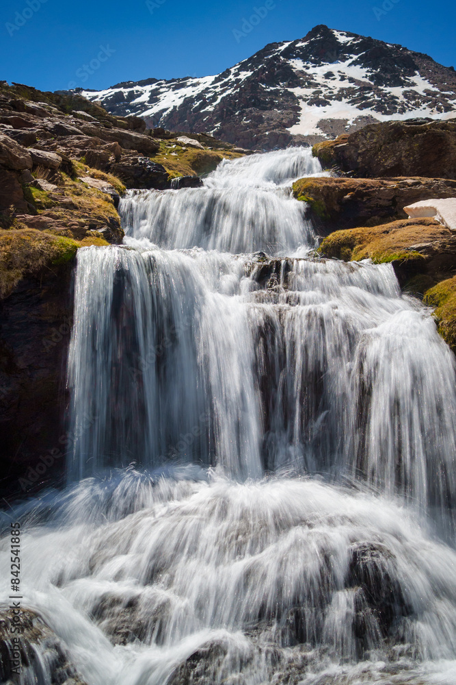 Lavaderos de la Reina Waterfall in Sierra Nevada Lavaderos de la Reina Waterfall in Sierra Nevada