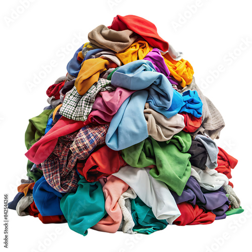 pile of dirty laundry transparent background © png sublimation