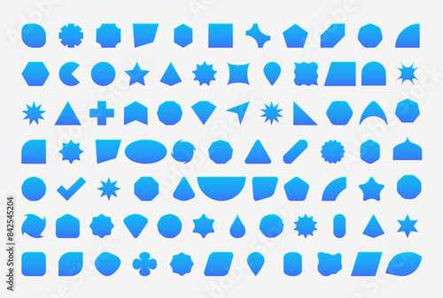 80 basic shapes - gradient