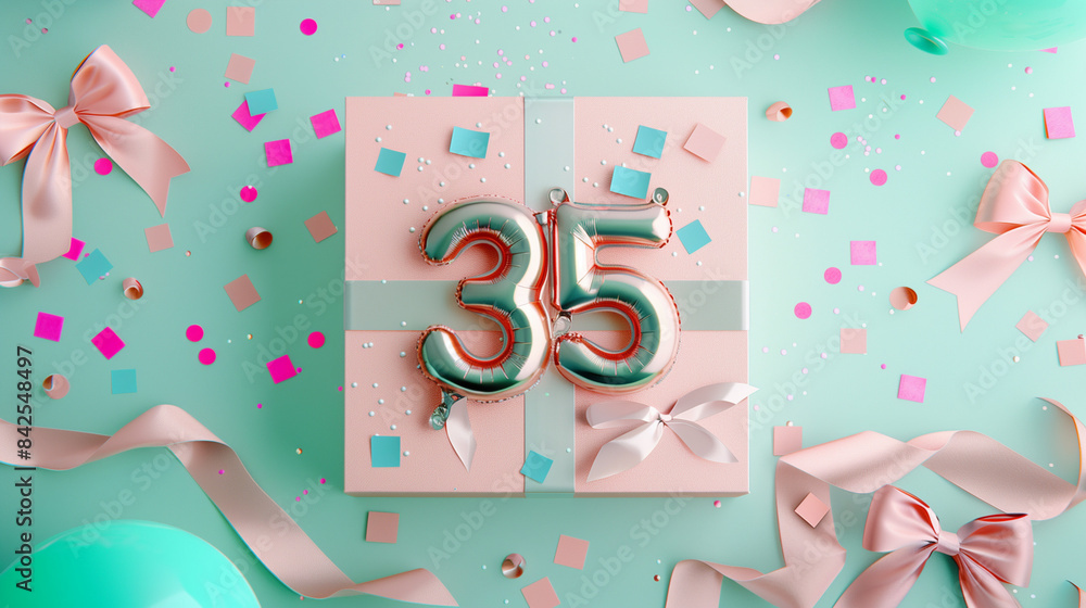 The thirty-fifth birthday is a special day, so a gift in an elegant box ...