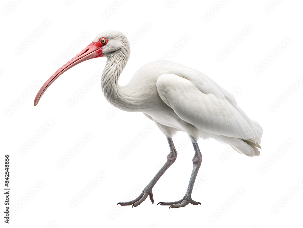 a white bird with a long beak a white bird with a long beak