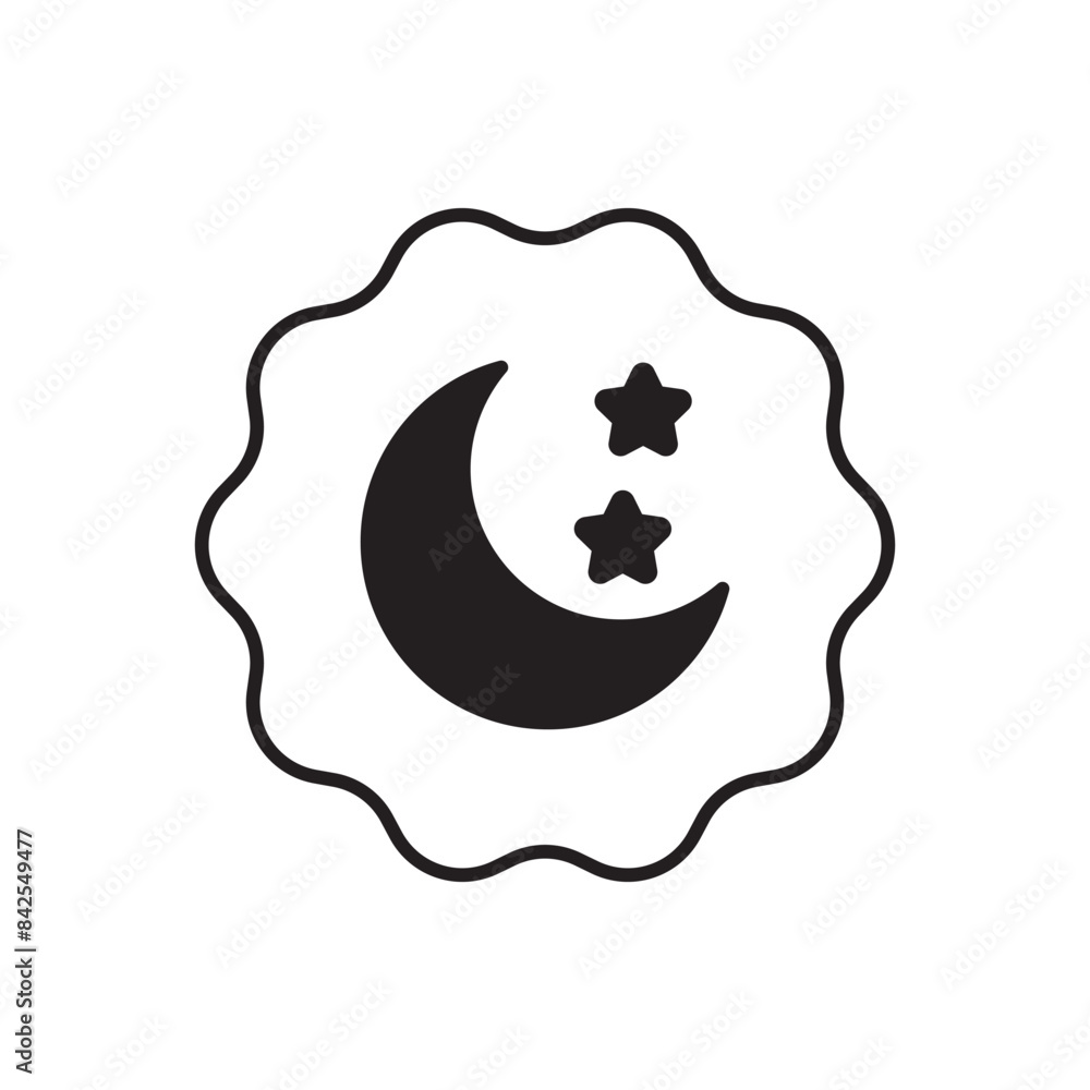 Islam icon design with white background stock illustration Islam icon design with white background stock illustration