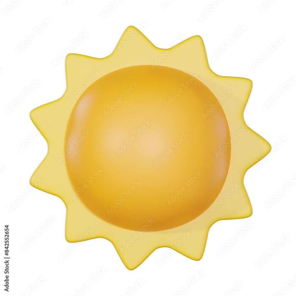 Solar vibrant sun in cosmic space. 3D Render Solar vibrant sun in cosmic space. 3D Render