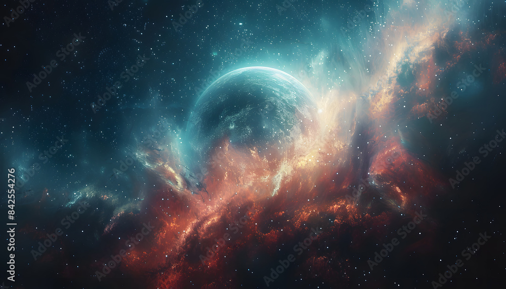 Obraz premium space background