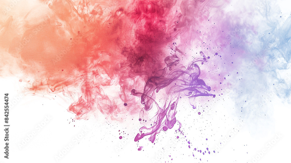 splash of watercolor pastel on white background splash of watercolor pastel on white background