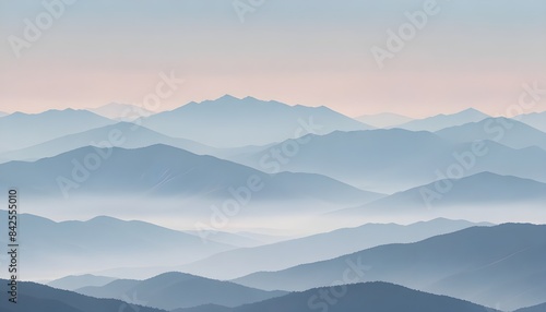 Alpine Mountain Landscape with Clear Blue Skies . beautiful skies 