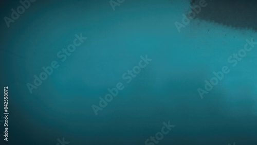 Cyan and Black gradient grunge cement background with scratches