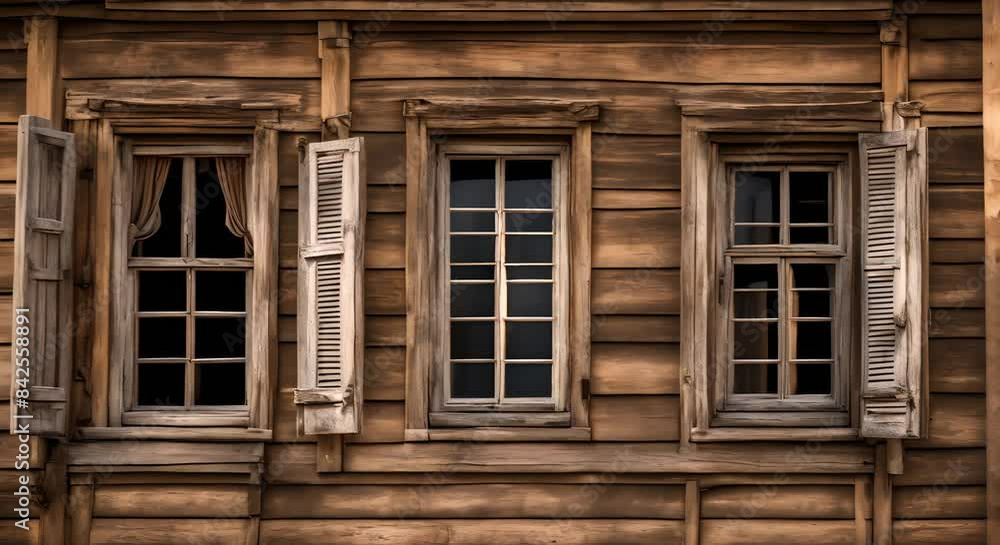 Worn Wooden Windows Adding Character Architecture 4k Worn Wooden Windows Adding Character Architecture 4k