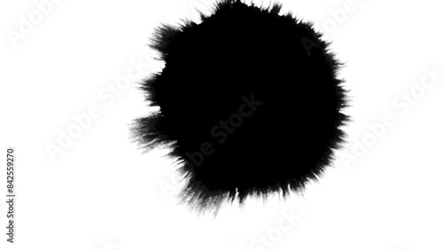 Wallpaper Mural drop ink transition, alpha channel footage Torontodigital.ca