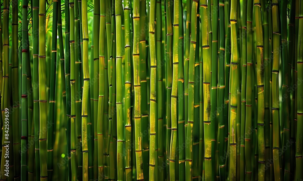 Obraz premium a close up of a bamboo backdrop, Generative AI