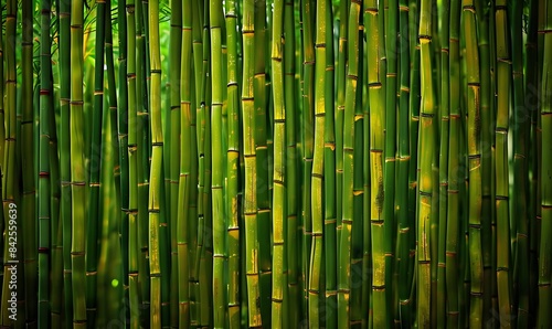 a close up of a bamboo backdrop  Generative AI