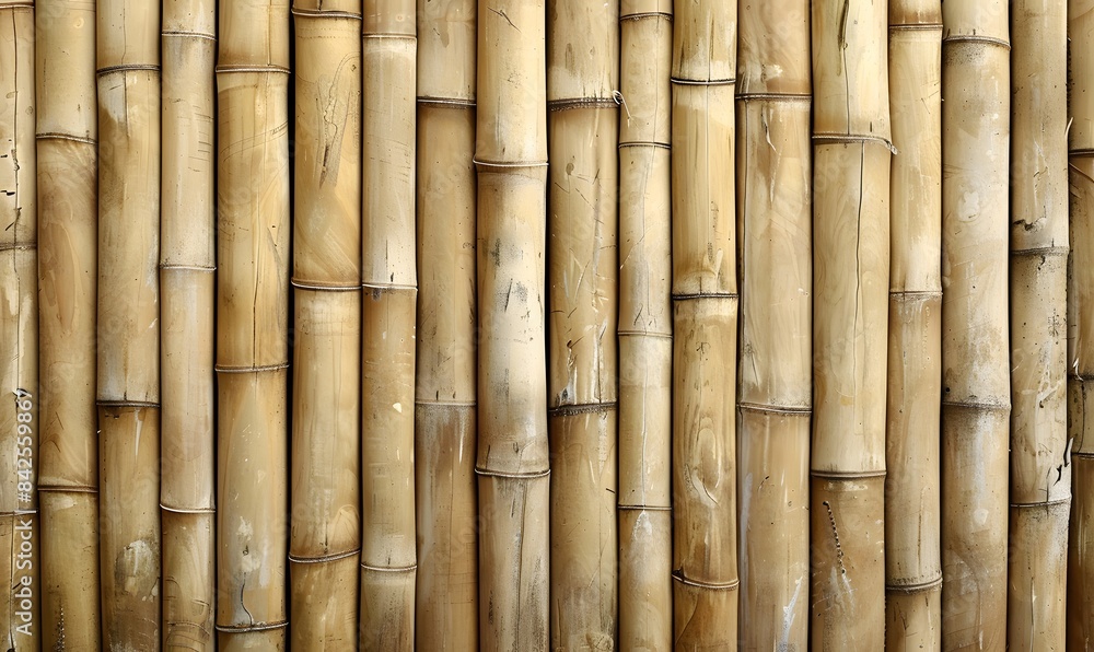 a close up of a bamboo backdrop, Generative AI a close up of a bamboo backdrop, Generative AI