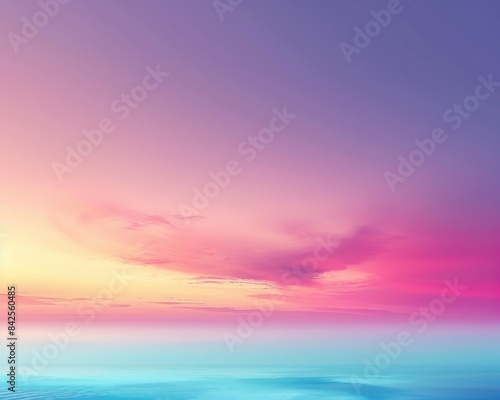 sunset over the sea © AIDigitalart