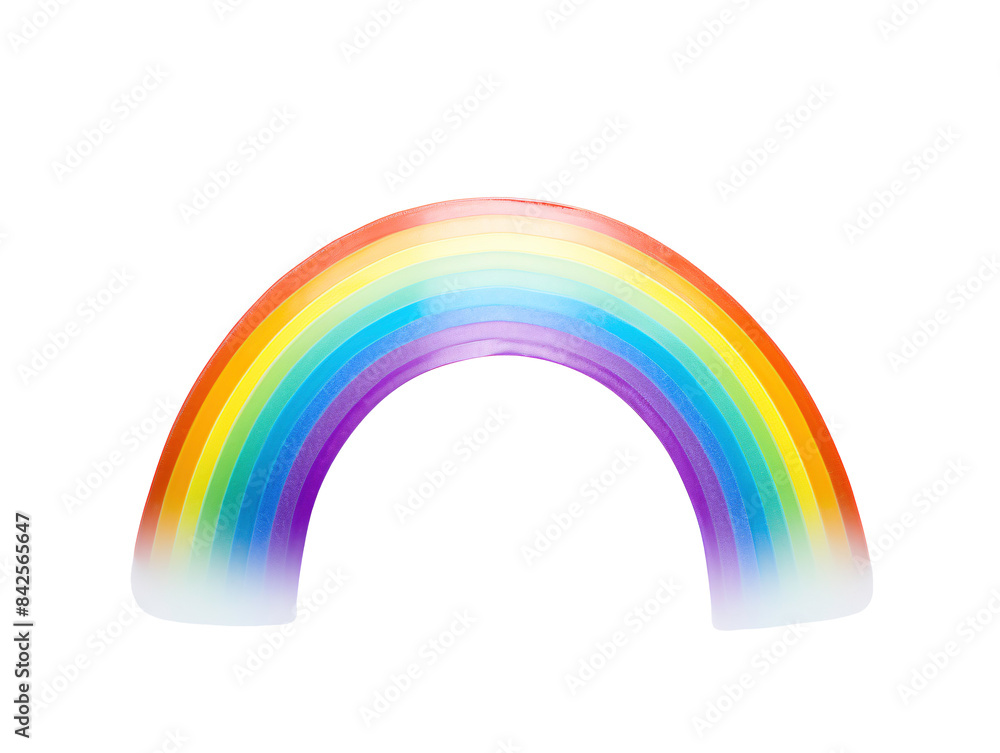 a rainbow on a white background a rainbow on a white background