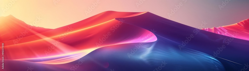 Abstract digital art with swirling pink, red, and blue hues. Abstract digital art with swirling pink, red, and blue hues.