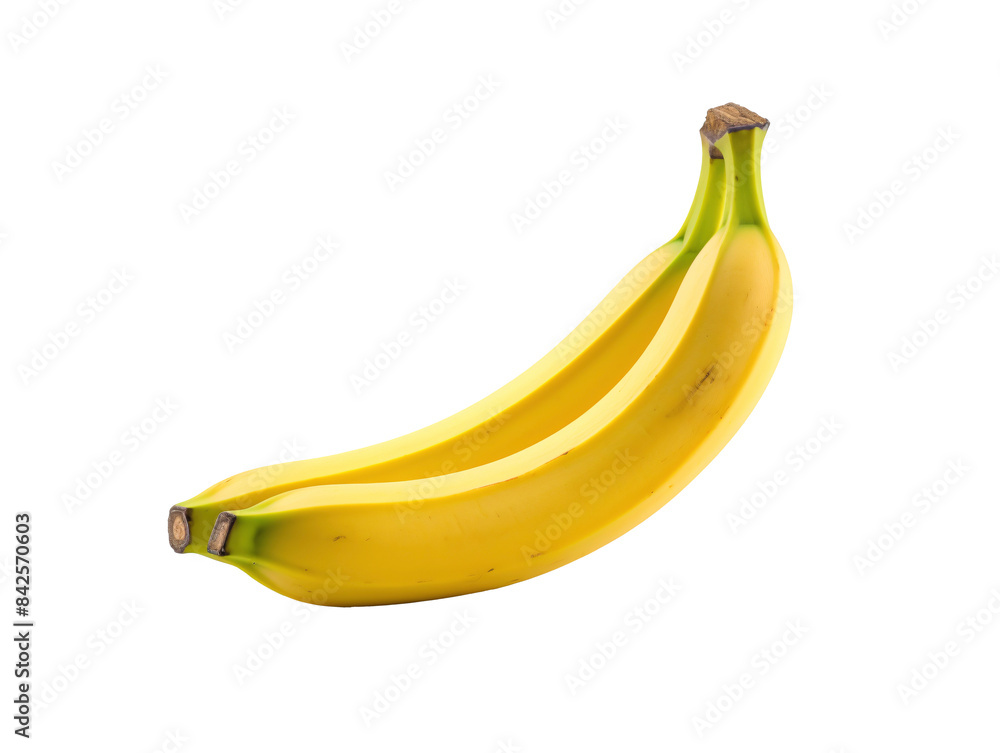 a pair of bananas on a white background a pair of bananas on a white background