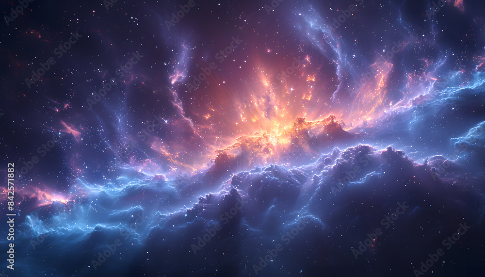 Obraz premium space background