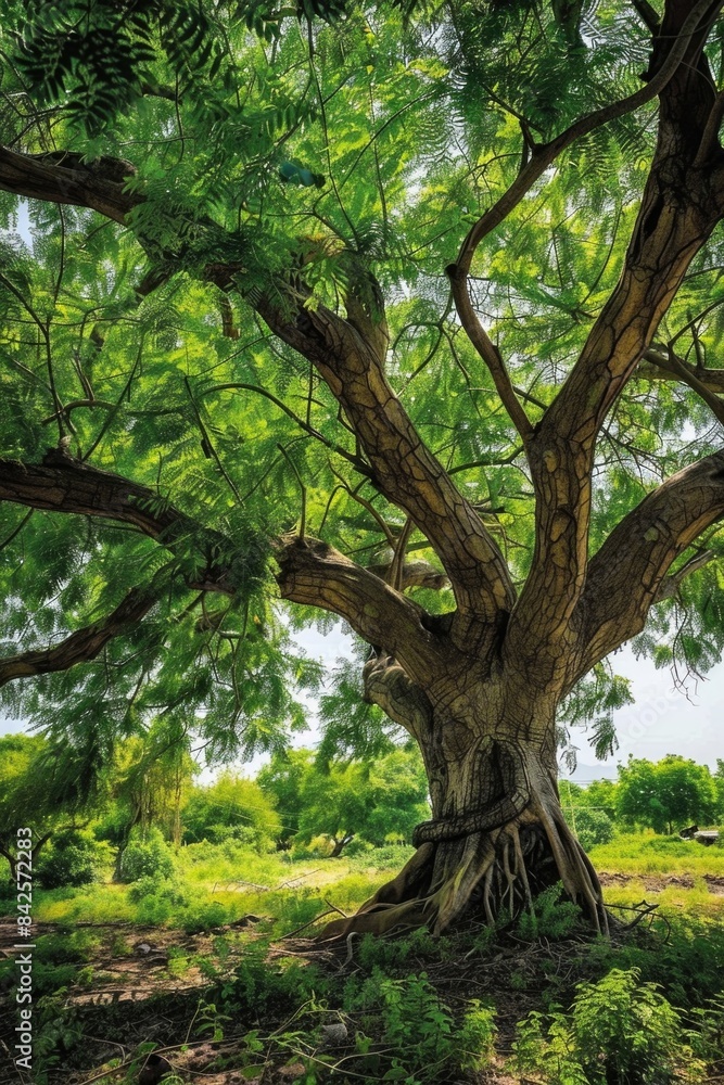 Fototapeta premium Large Tree in Field