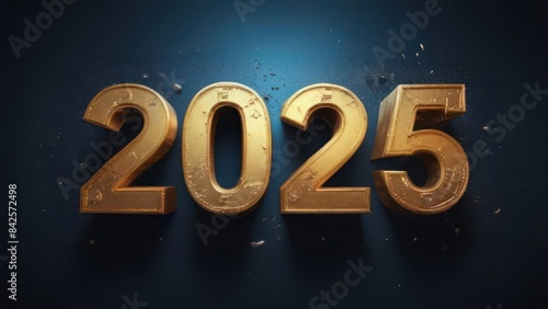 numbers 2025. concept of the new year 2025. postcards for 2025