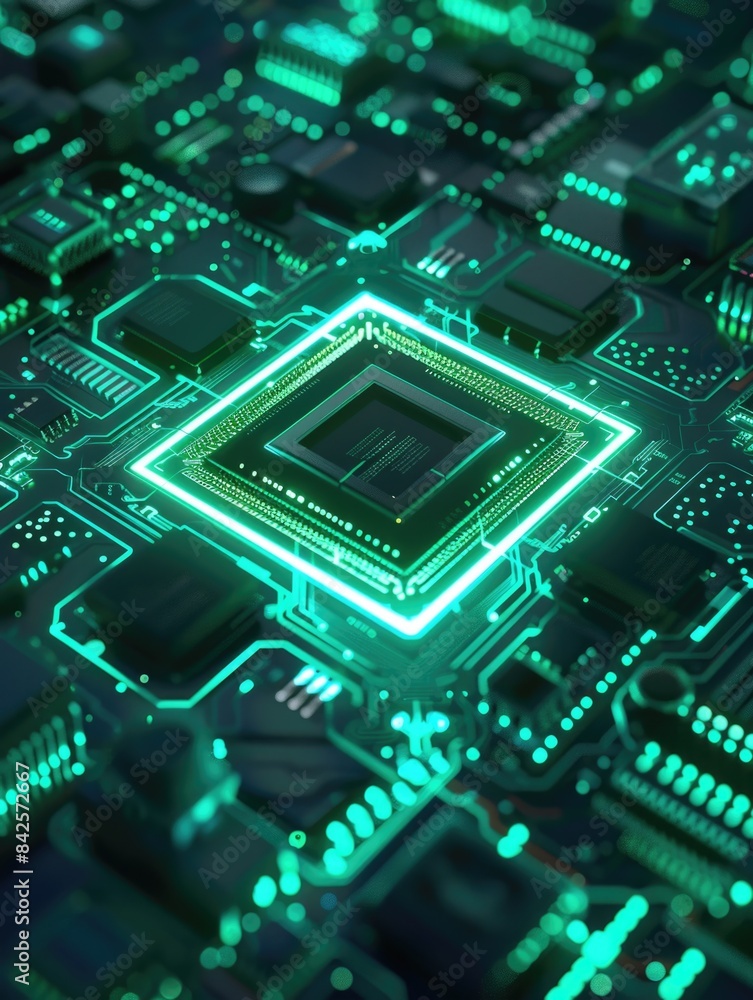 Computer Circuit Board Close-up Computer Circuit Board Close-up