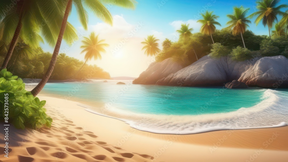 Summertime banner. Season vacation, weekend, holiday. Happy summer Day. Summertime banner. Season vacation, weekend, holiday. Happy summer Day.
