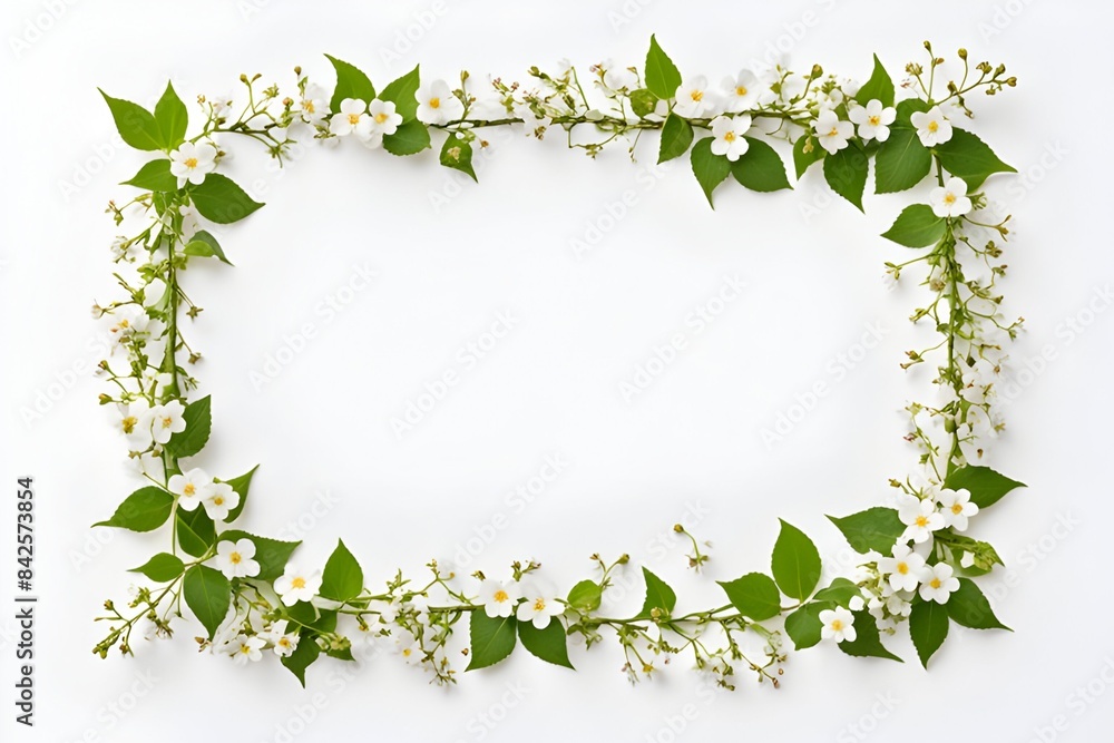 Vines With Small Flower Frame Vines With Small Flower Frame