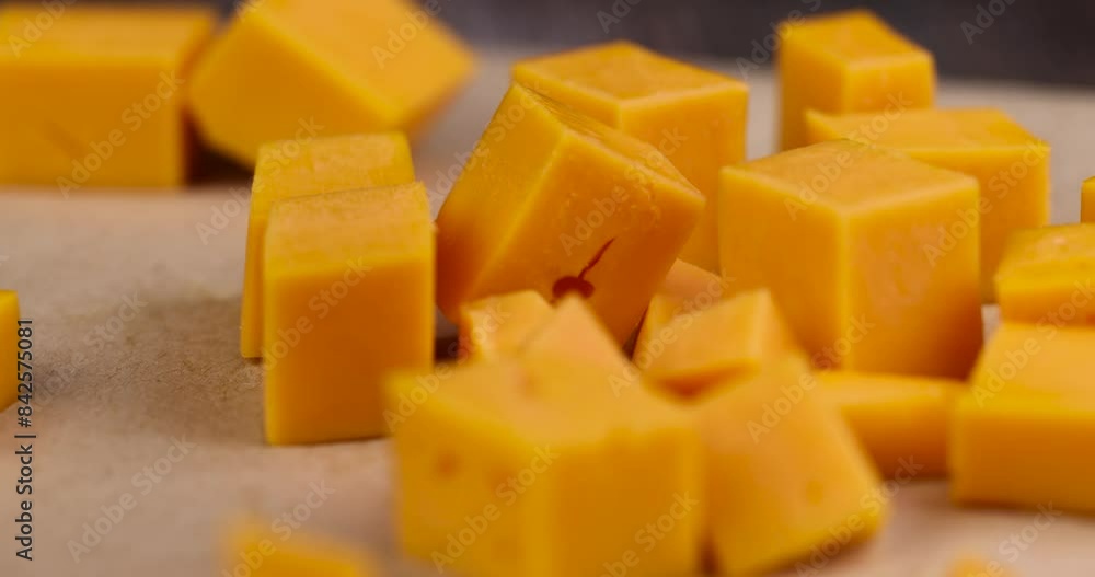 sliced orange cheese made from cow's milk, high-quality long-aged orange cheese made from milk sliced orange cheese made from cow's milk, high-quality long-aged orange cheese made from milk