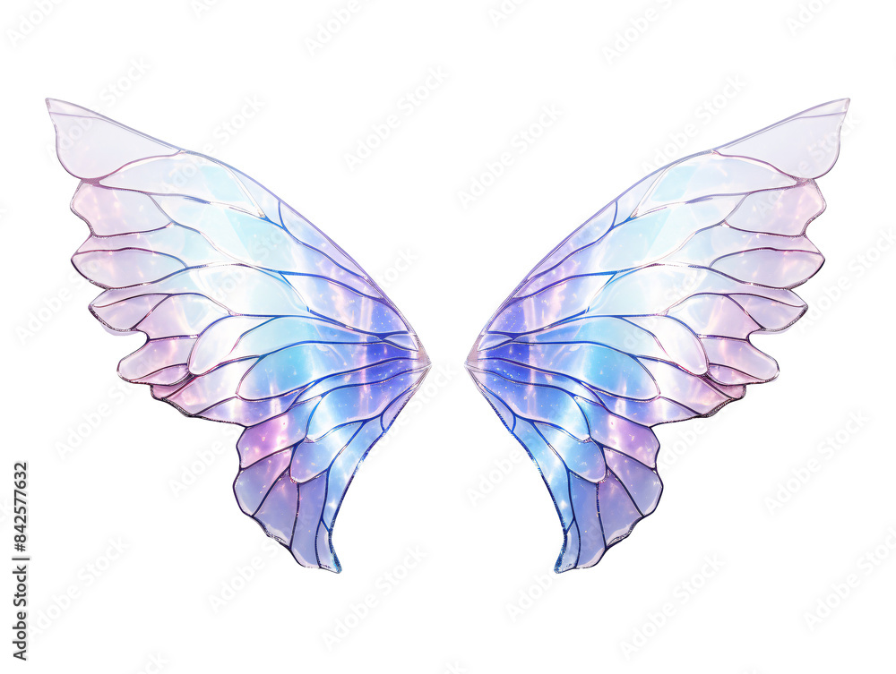 a pair of colorful wings a pair of colorful wings