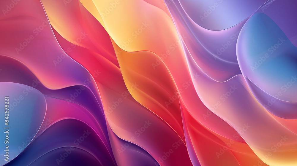 Obraz premium abstract background with smooth waves