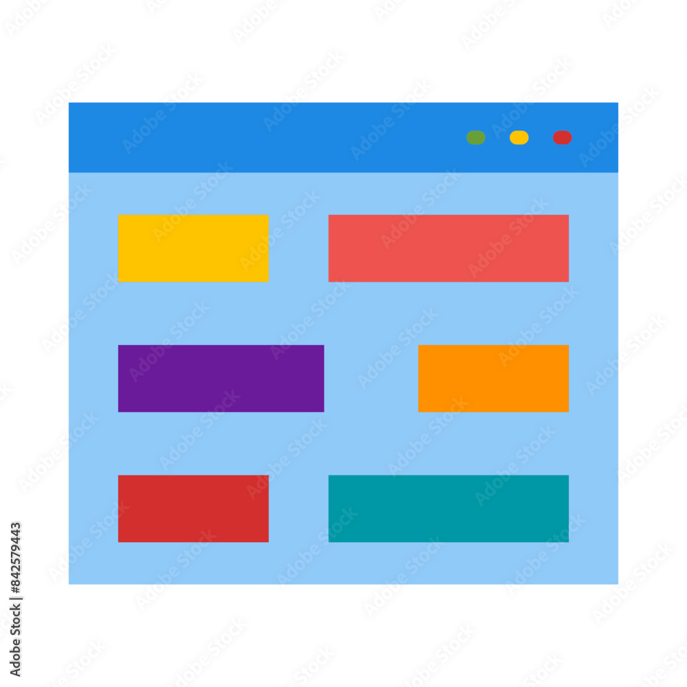 Layout Flat Icon Layout Flat Icon