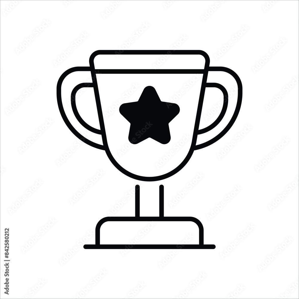 Trophy vector icon Trophy vector icon