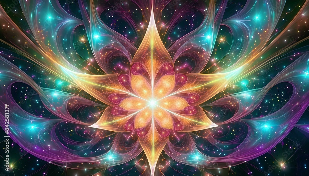 The textures of imaginary stars are colorful and unusual in an artistic style. The textures of imaginary stars are colorful and unusual in an artistic style.