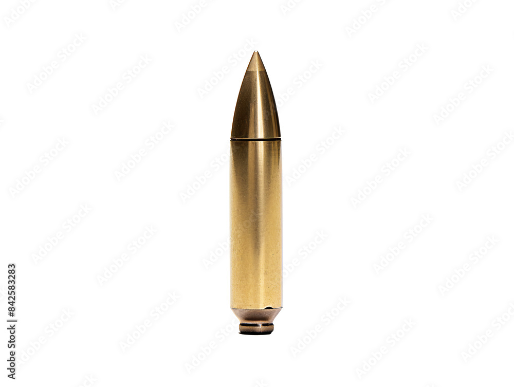 a bullet on a white background a bullet on a white background